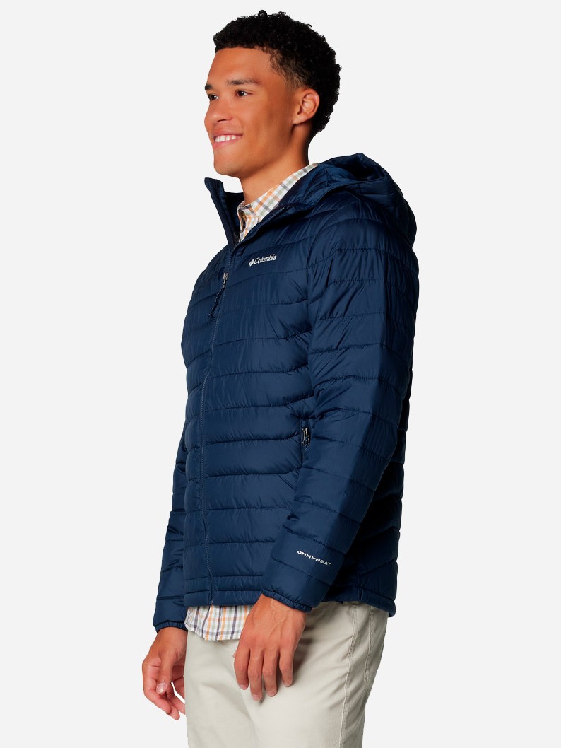 Куртка чоловіча Columbia Powder Lite™ II Hooded Jacket темно-синя 2086941-464 изображение 6