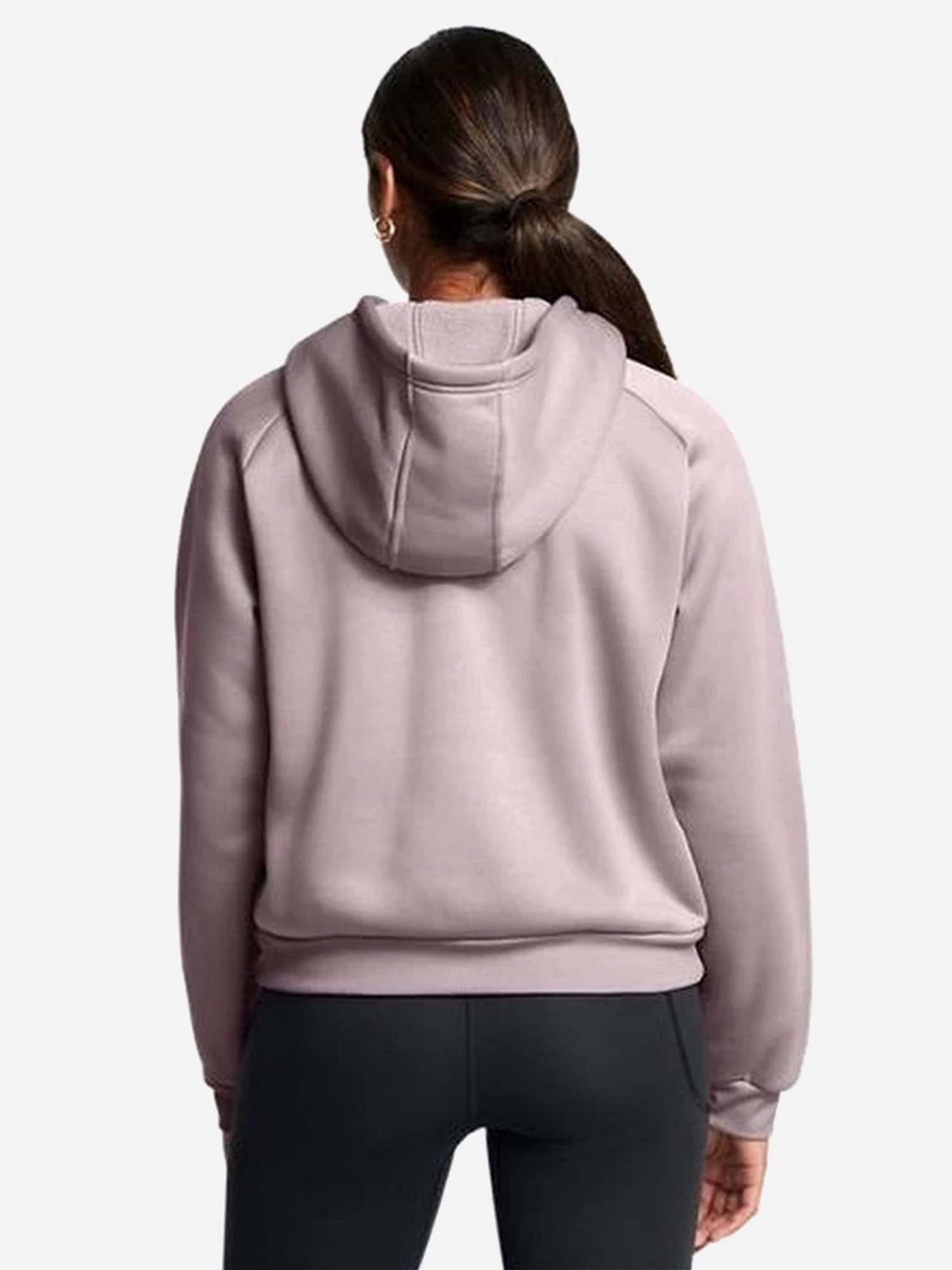 Толстовка женская Under Armour UA Armour Flc Pro Hdy серая 1386504-015 изображение 3