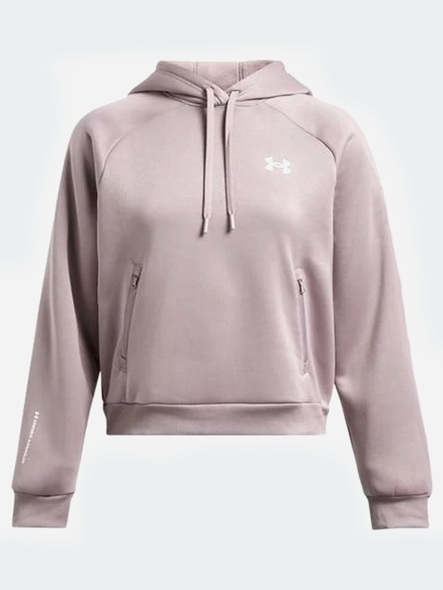 Толстовка женская Under Armour UA Armour Flc Pro Hdy серая 1386504-015 изображение 4