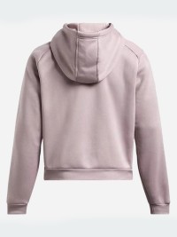 Толстовка женская Under Armour UA Armour Flc Pro Hdy серая 1386504-015 изображение 5