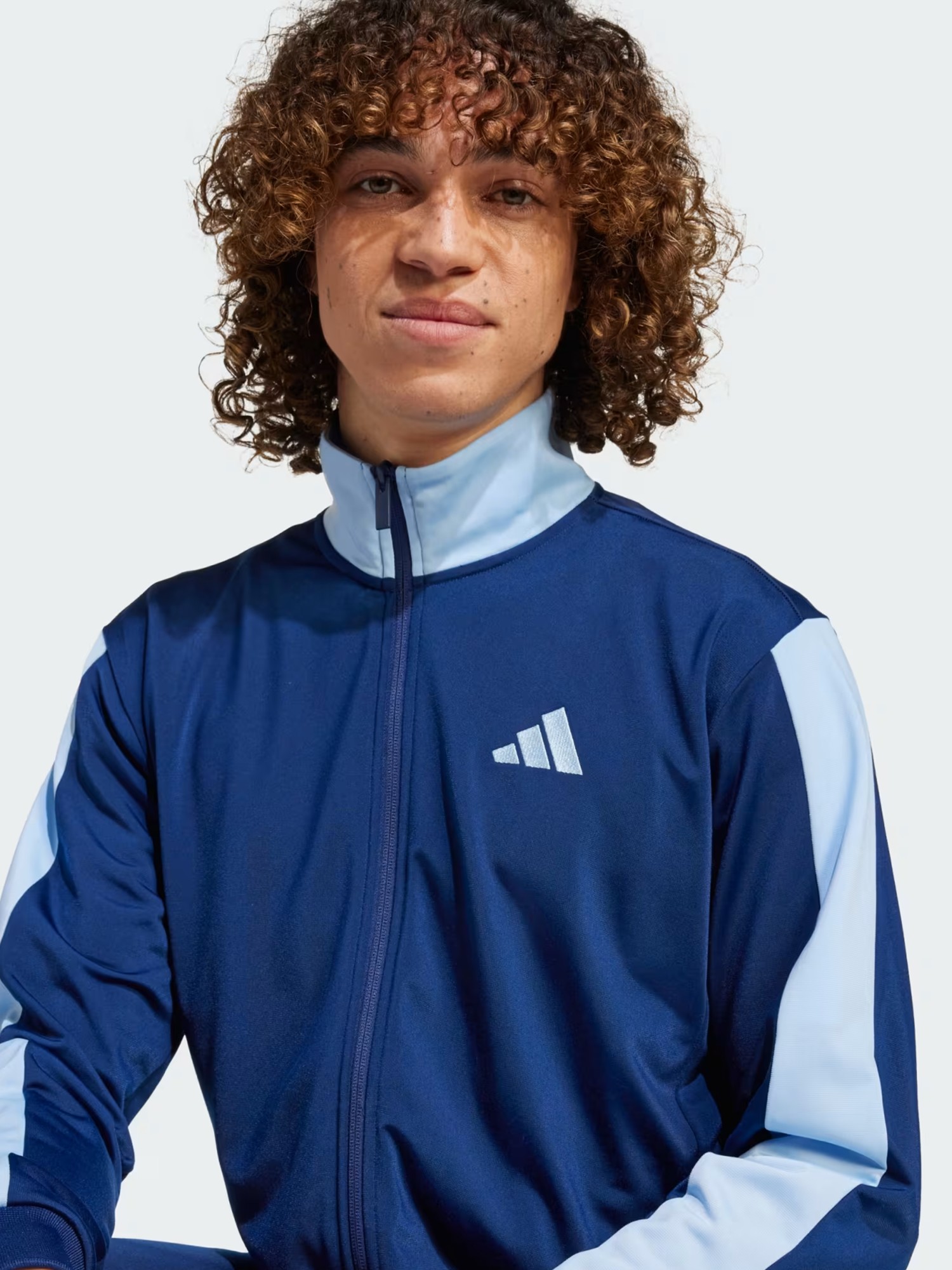 Костюм мужской Adidas M TR CB TS синий JI8898 изображение 5