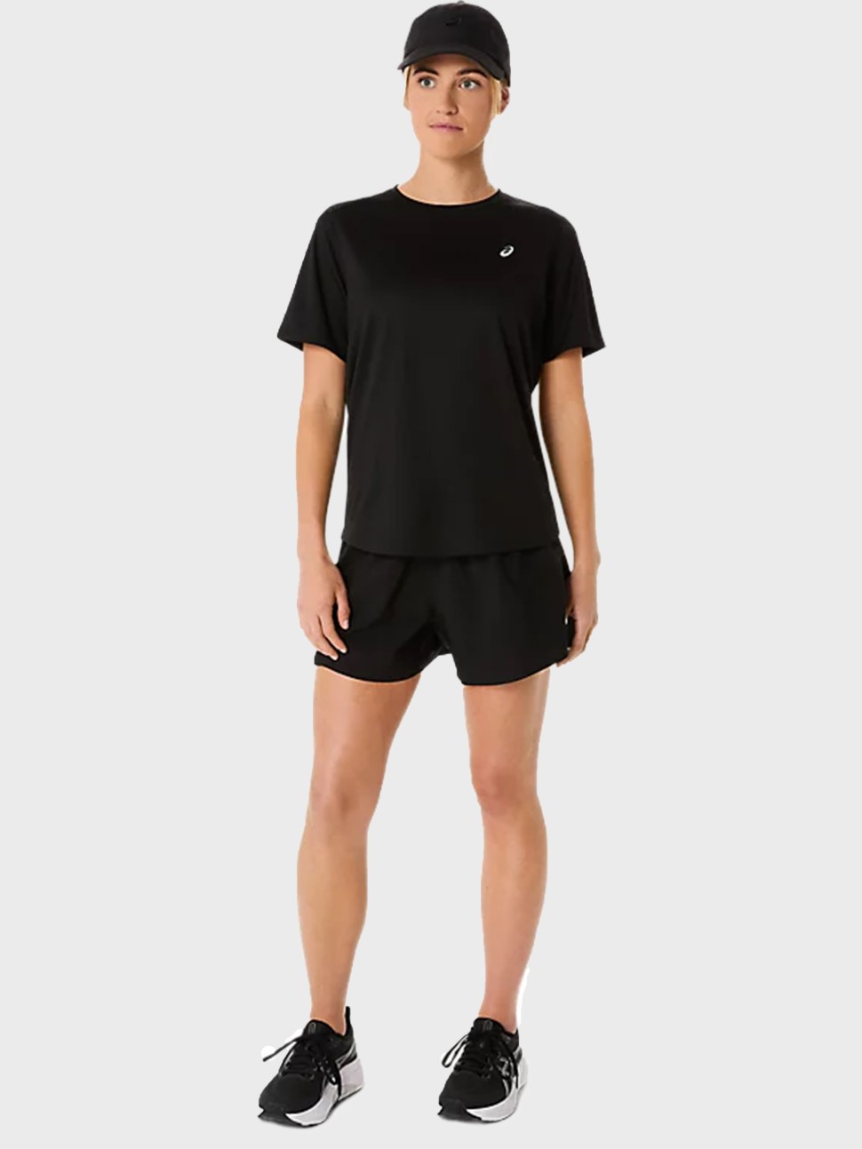 Футболка жіноча Asics ASICS CORE SS TOP чорна 2012D170-001 — фото 7