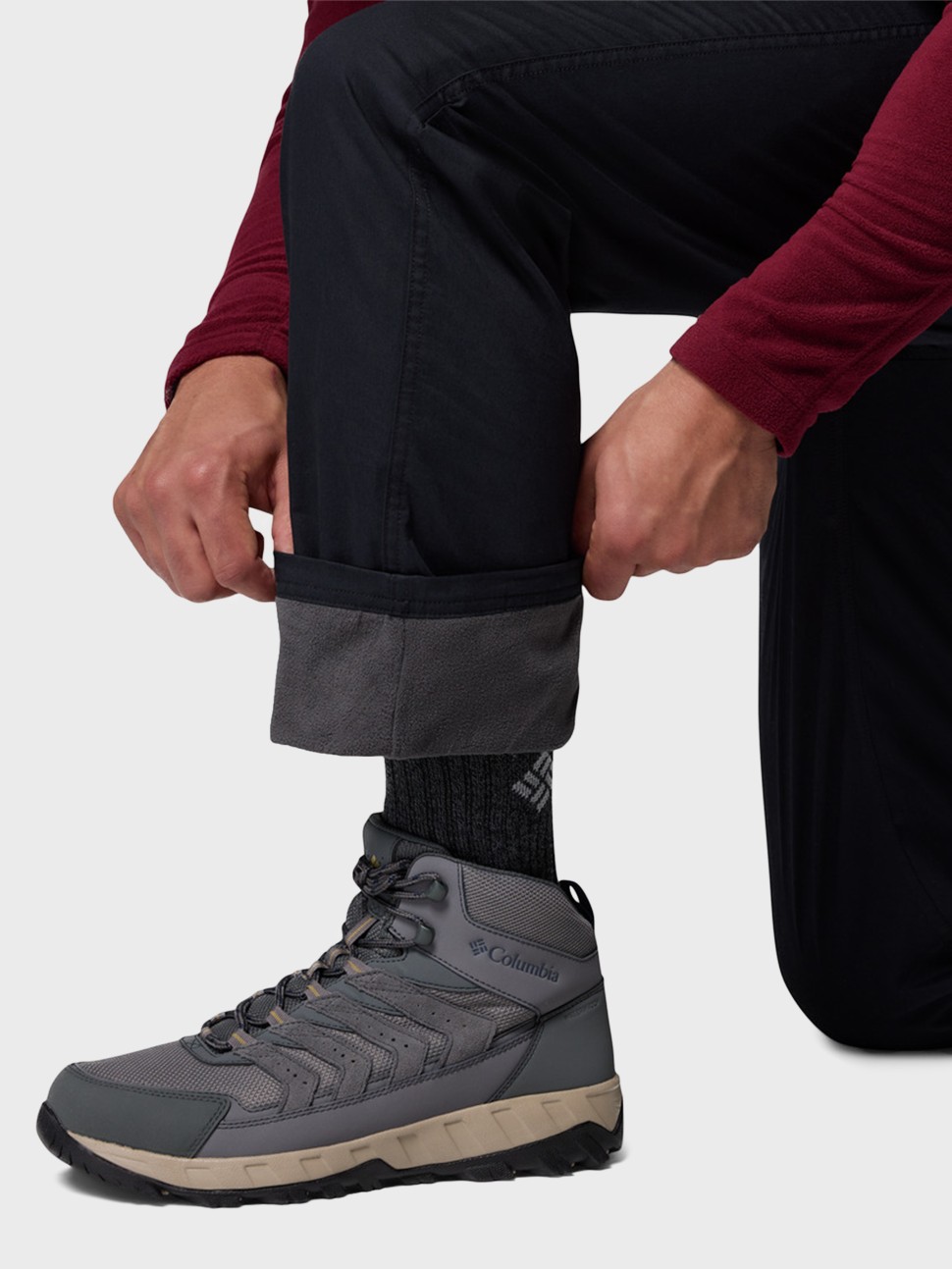 Штани чоловічі Columbia Rapid Rivers™ Fleece Lined Pant чорні 2135681-010 — фото 7