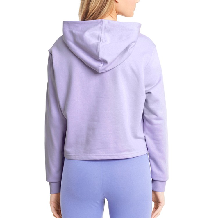 Толстовка женская Puma Amplified Cropped Hoodie сиреневая 58590916 изображение 4
