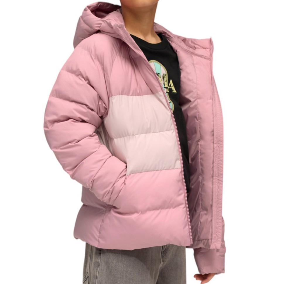 Куртка дитяча Puma Synthetic Hooded Puffer Jckt рожева 68840465 изображение 1