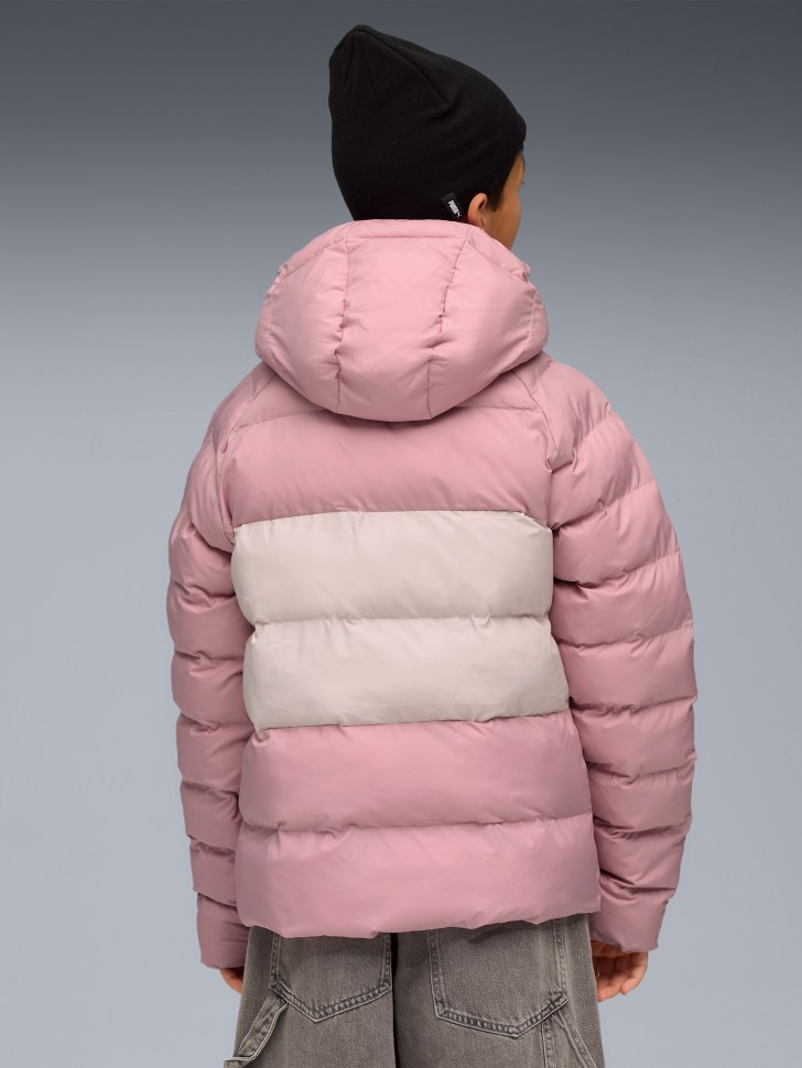 Куртка дитяча Puma Synthetic Hooded Puffer Jckt рожева 68840465 изображение 4