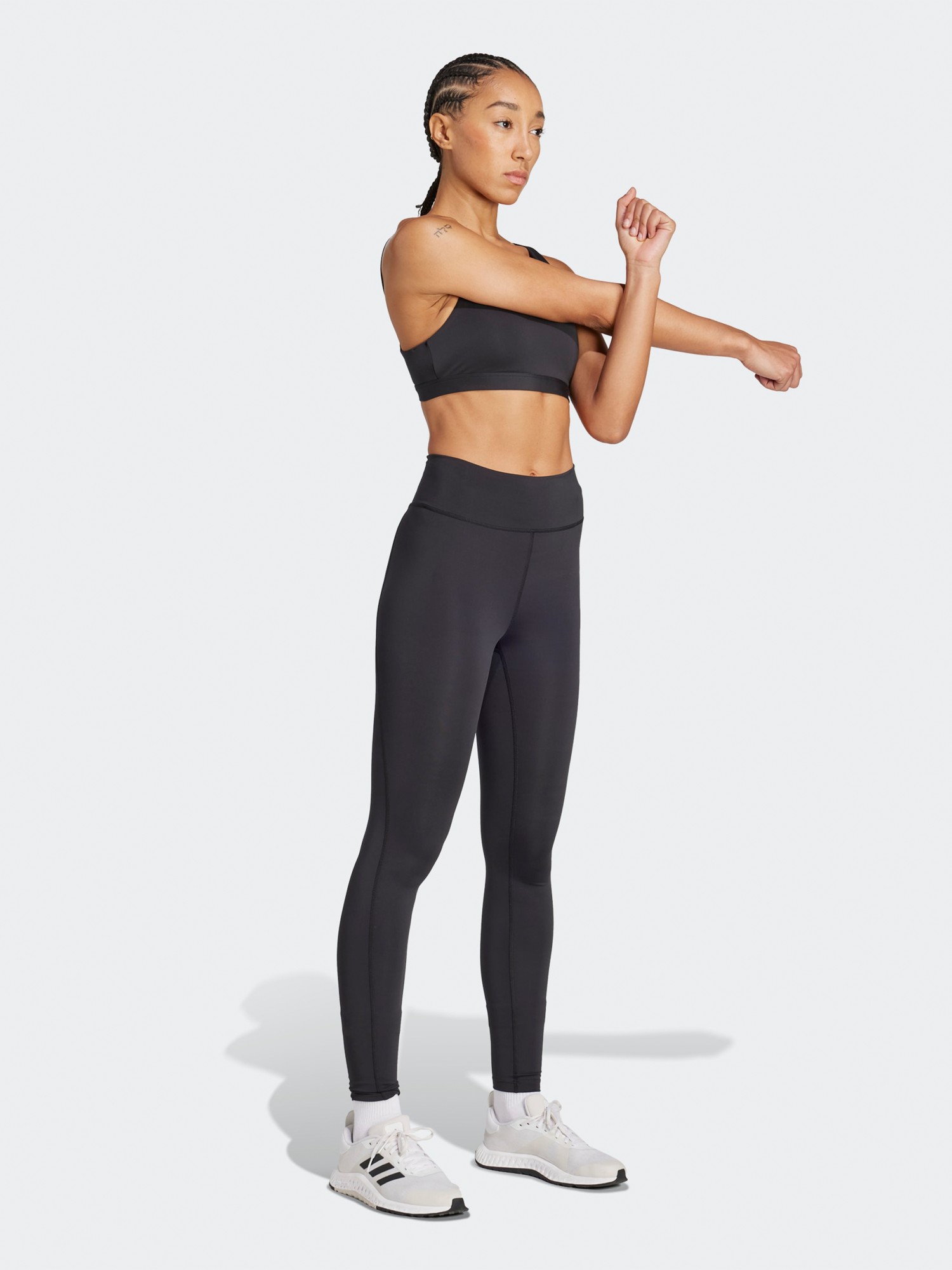 Бра женский Adidas ALL ME ESS MS черный JL5491 изображение 4