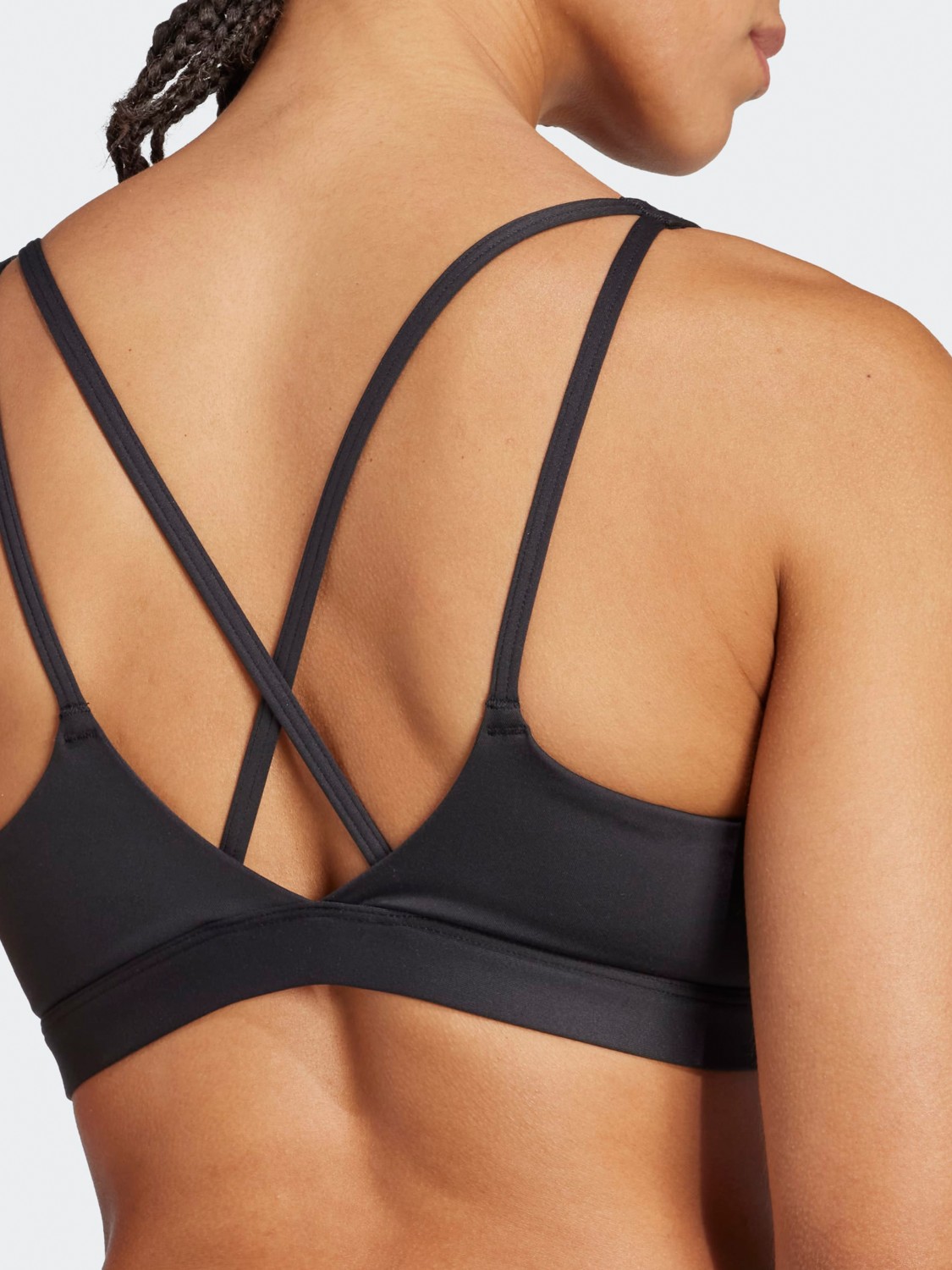 Бра женский Adidas ALL ME ESS MS черный JL5491 изображение 5