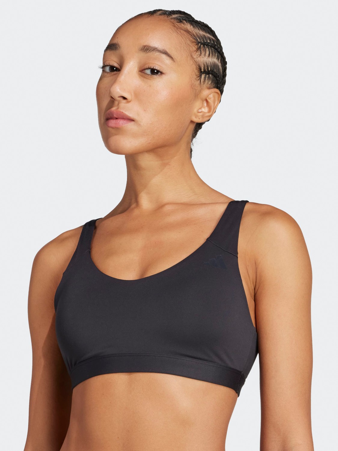 Бра женский Adidas ALL ME ESS MS черный JL5491 изображение 6