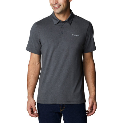 Рубашка-поло мужская Columbia Tech Trail ™ Polo темно-серая 1768701-013