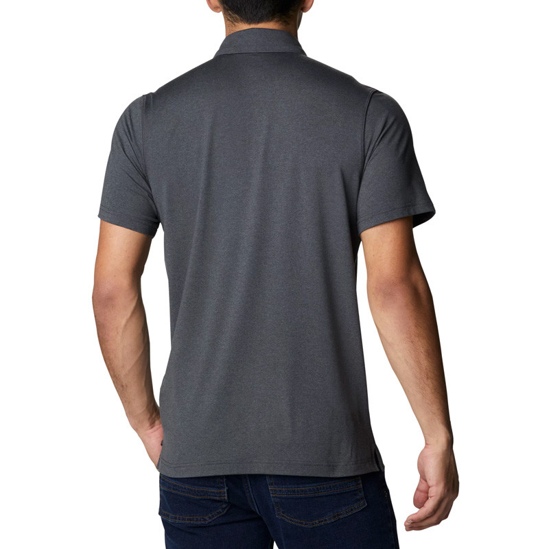 Рубашка-поло мужская Columbia Tech Trail ™ Polo темно-серая 1768701-013 изображение 2