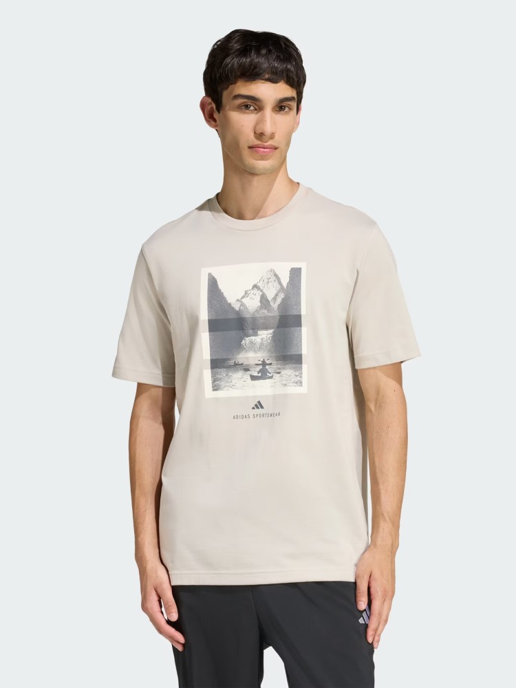 Футболка чоловіча Adidas M OUT KAYAK T сіра KB2541 изображение 2