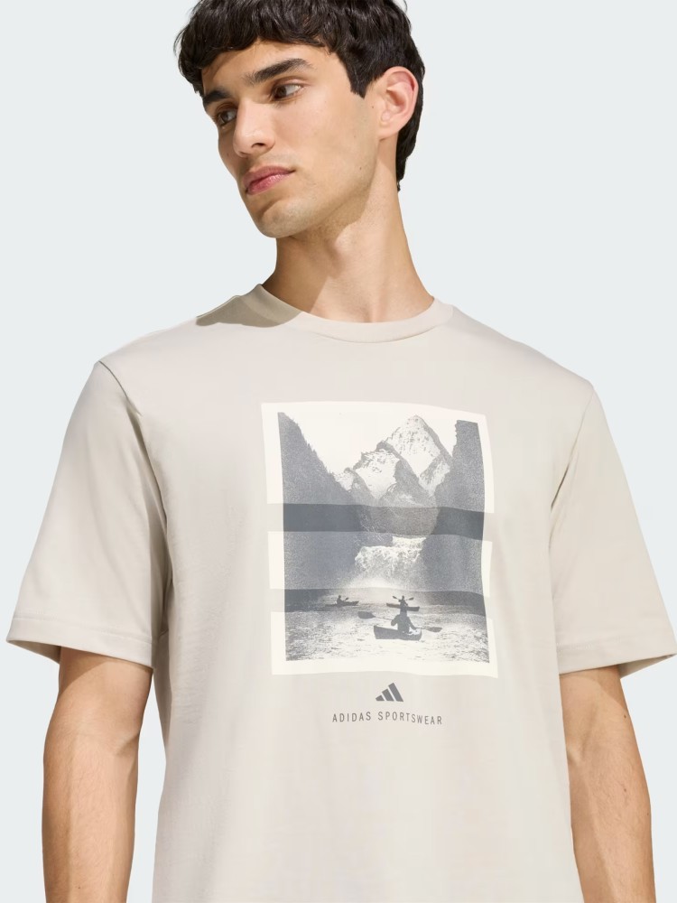 Футболка чоловіча Adidas M OUT KAYAK T сіра KB2541 изображение 5