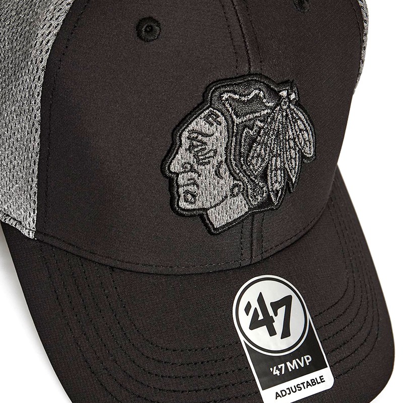 Бейсболка 47 Brand Arlo Chicago Blackhawks H-ARLOM04ZPV-BKA — фото 2