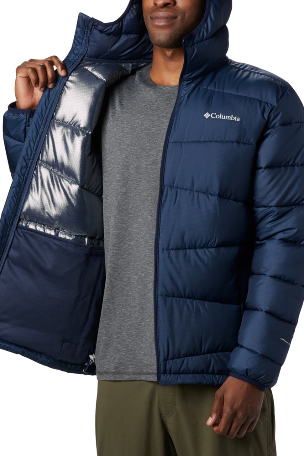 Куртка мужская Columbia Fivemile Butte™ Hooded Jacket синяя 1864201-464 — фото 4 — Sport City Куртка мужская Columbia Fivemile Butte™ Hooded Jacket синяя 1864201-464 — фото 4