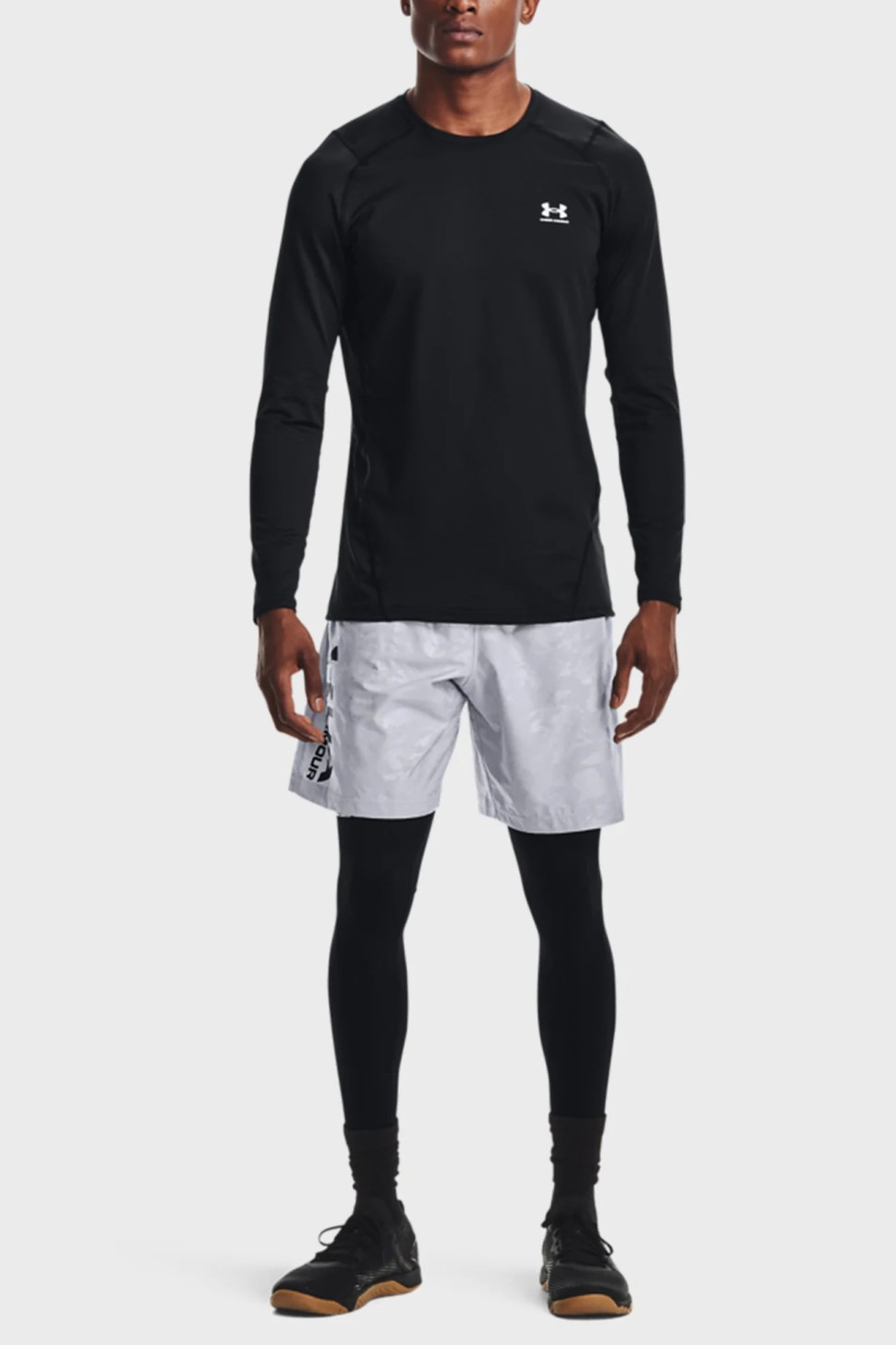 Тайтси чоловічі Under Armour Ua Cg Armour Leggings чорні 1366075-001 — фото 4