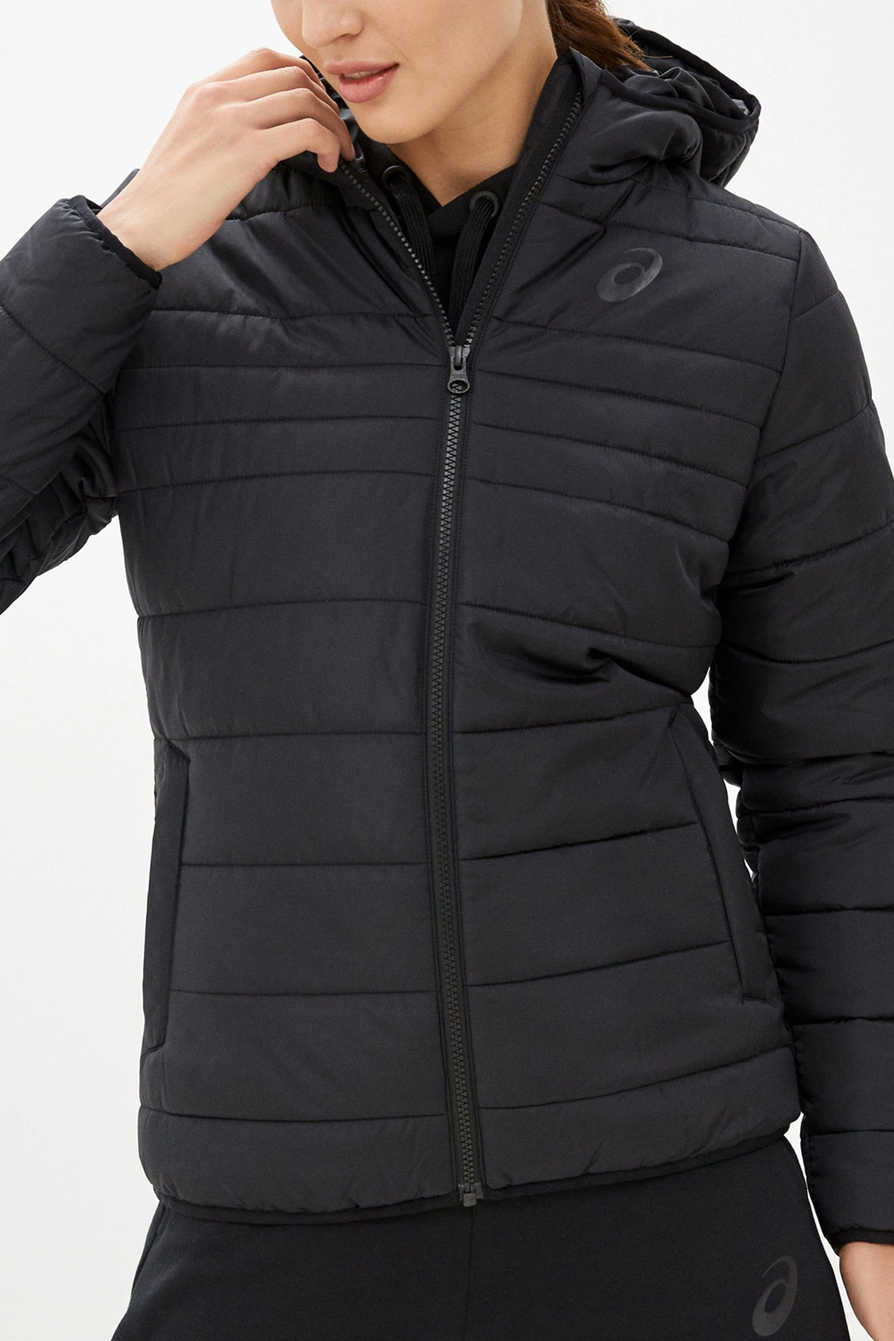 Куртка жіноча Asics Padded Jacket W чорна 2032C155-001  изображение 2