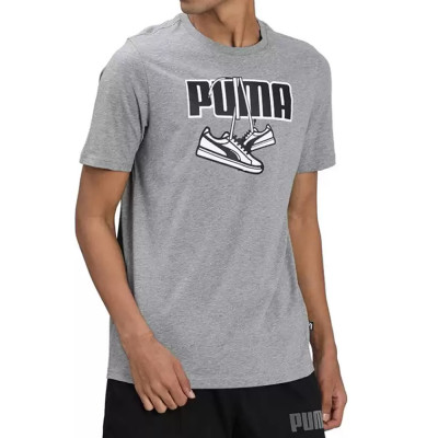 Футболка мужская Puma Sneaker Inspired Tee серая 58776703