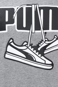Футболка чоловіча Puma Sneaker Inspired Tee сіра 58776703  изображение 4