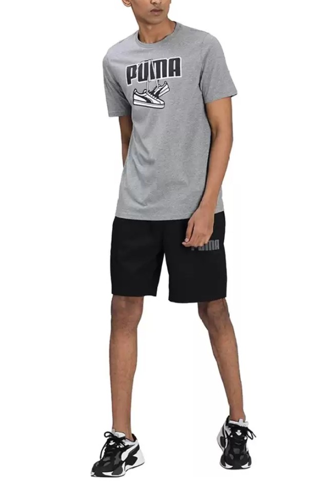 Футболка чоловіча Puma Sneaker Inspired Tee сіра 58776703  изображение 5