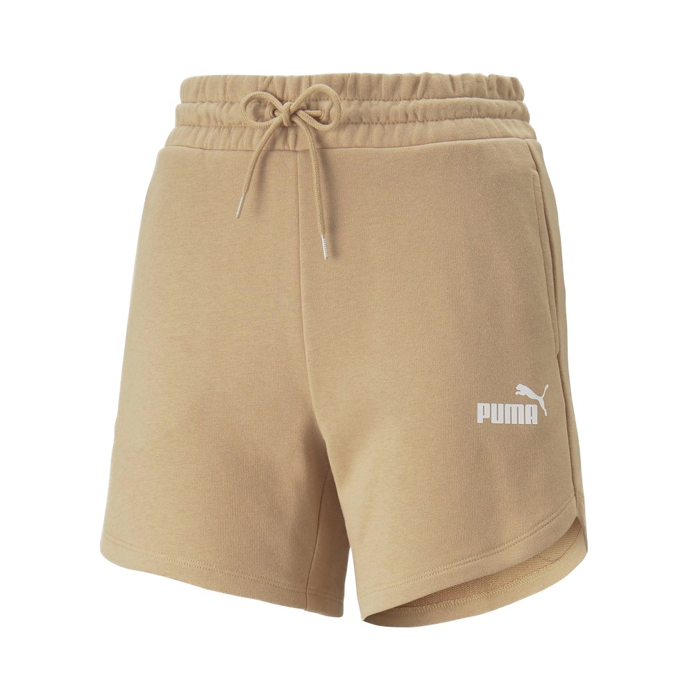 Шорты женские Puma ESS High Waist Shorts бежевые 84833989