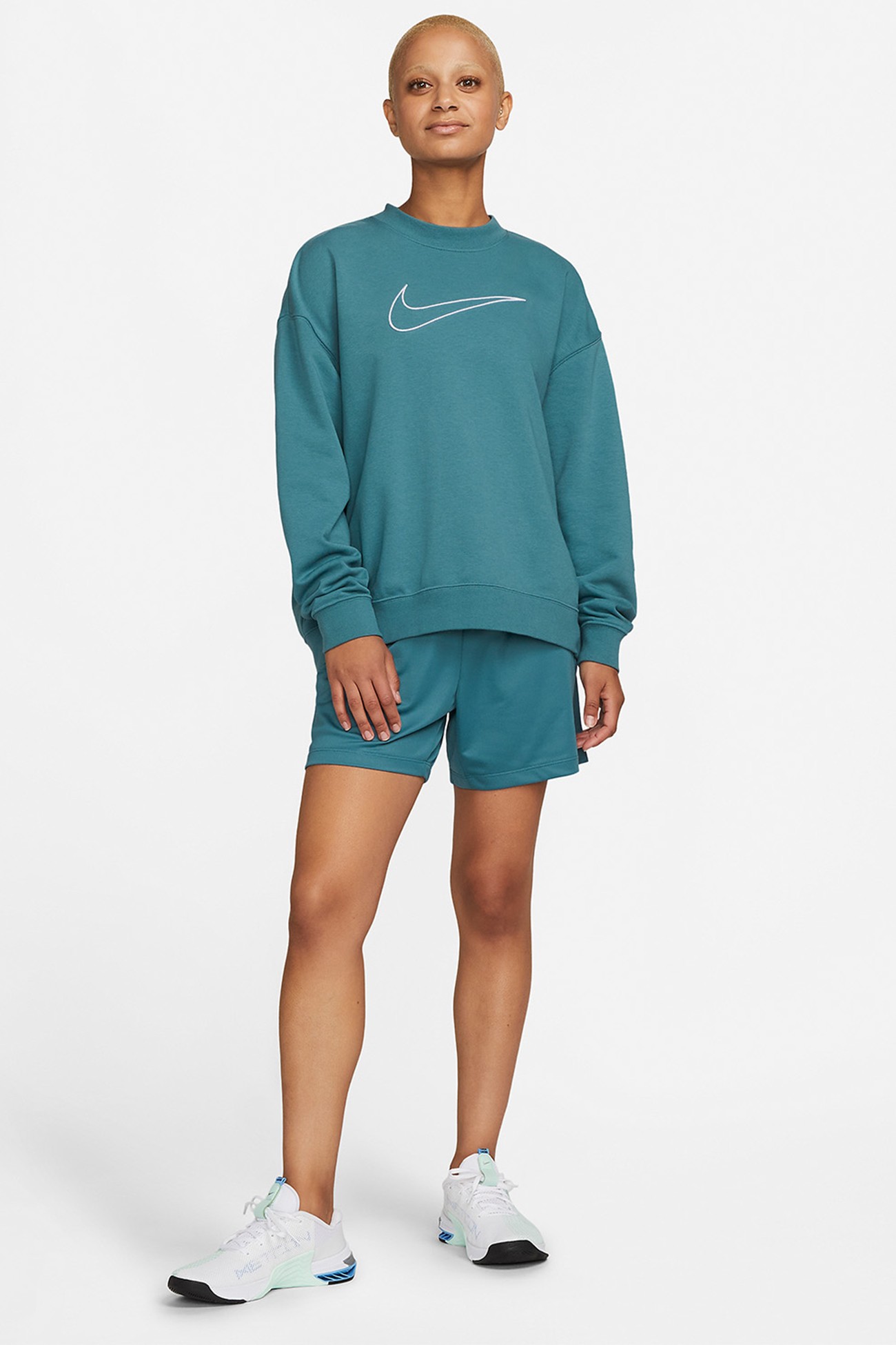 Шорти жіночі Nike W NK ATTACK DF MR 5IN SHORT сині DX6024-440 изображение 2