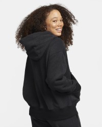 Толстовка жіноча Nike W NSW PHNX PLSH OS HDY чорна FN3625-010 изображение 3