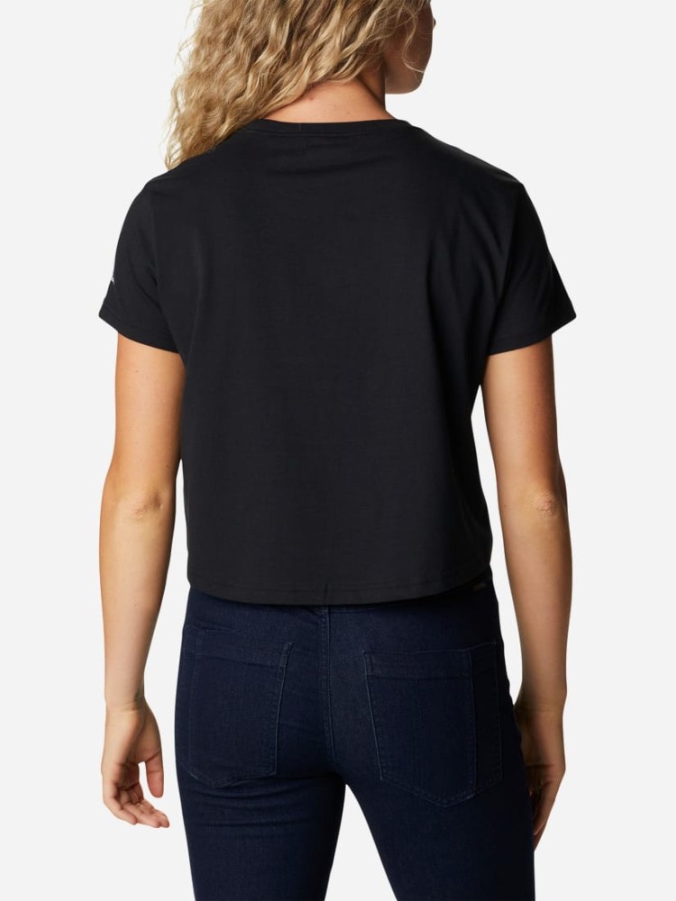 Футболка женская Columbia NORTH CASCADES™ CROPPED TEE черная 1930053-011 изображение 3