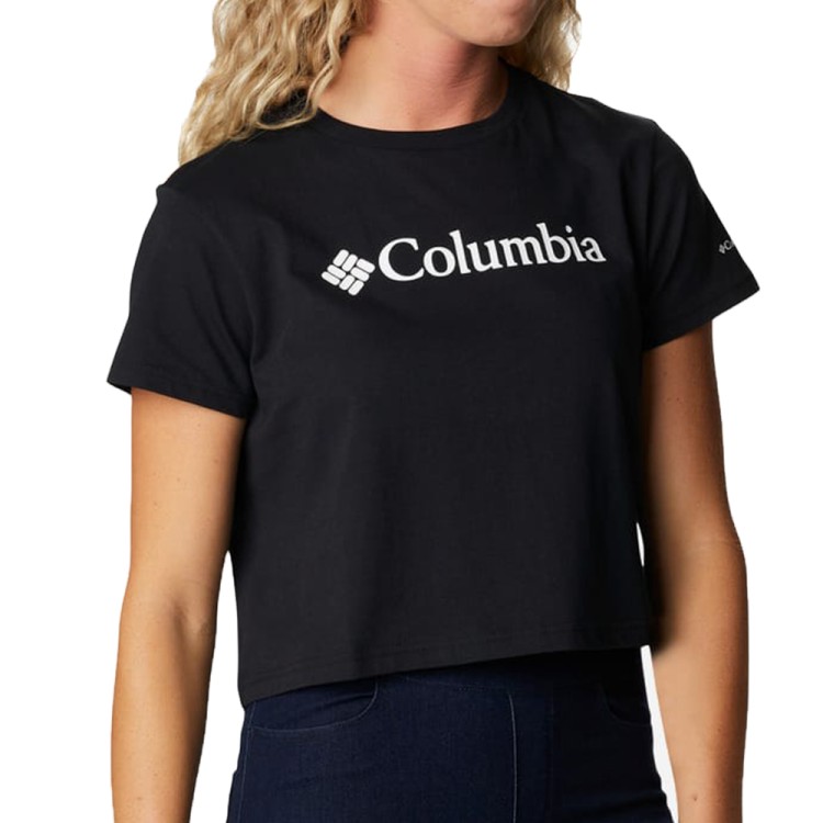Футболка женская Columbia NORTH CASCADES™ CROPPED TEE черная 1930053-011