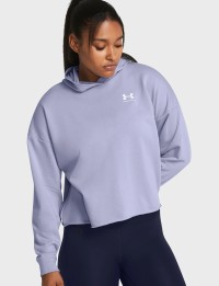 Толстовка жіноча Under Armour UA Rival Terry OS Hoodie блакитна 1382736-539 изображение 2