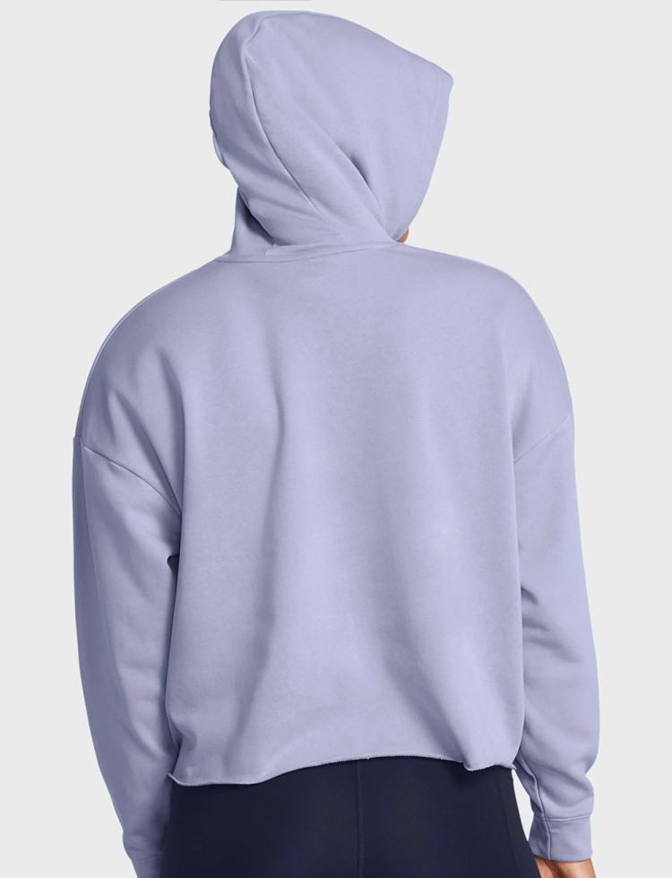 Толстовка жіноча Under Armour UA Rival Terry OS Hoodie блакитна 1382736-539 изображение 3