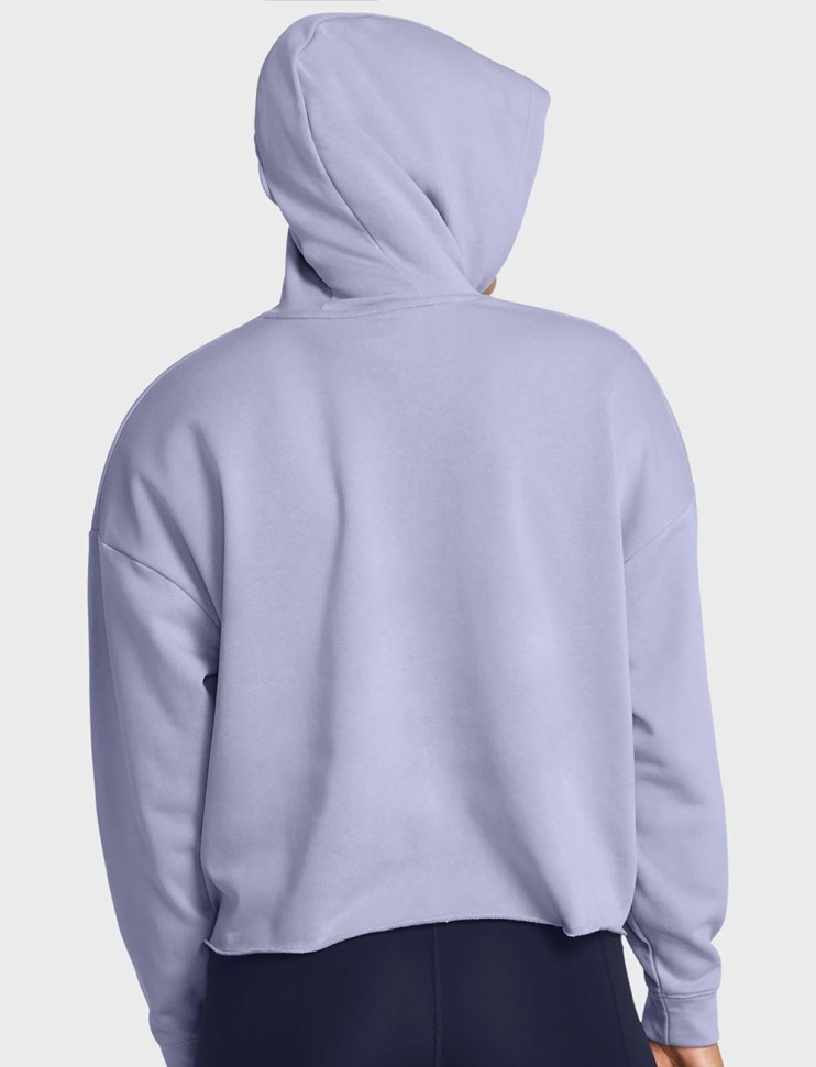 Толстовка жіноча Under Armour UA Rival Terry OS Hoodie блакитна 1382736-539 изображение 3
