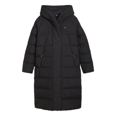 Куртка женская Puma Long down Coat черная 62649301