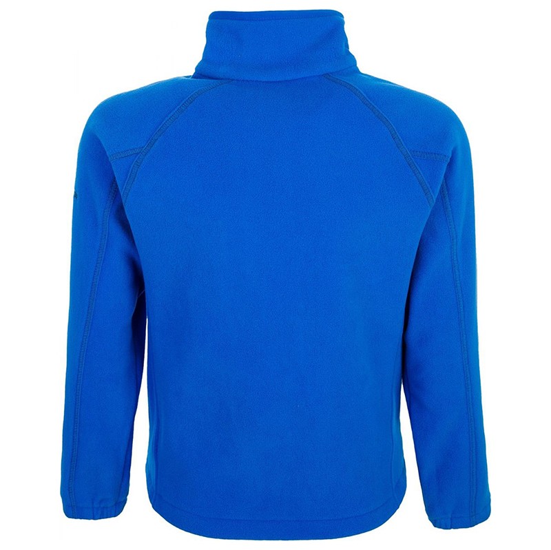 Толстовка детская Columbia Fast Trek Ii Full Zip синяя 1530541-445 — фото 3