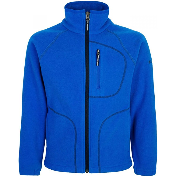 Толстовка детская Columbia Fast Trek Ii Full Zip синяя 1530541-445 изображение 1