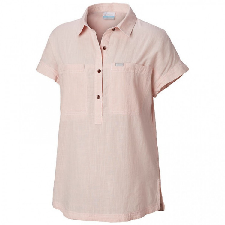 Рубашка женская Columbia Pinnacle Peak Popover Shirt розовая 1837251-618 изображение 1