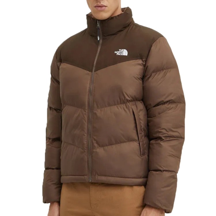 Зимняя куртка мужская The North Face Saikuru коричневая NF0A853I7O31