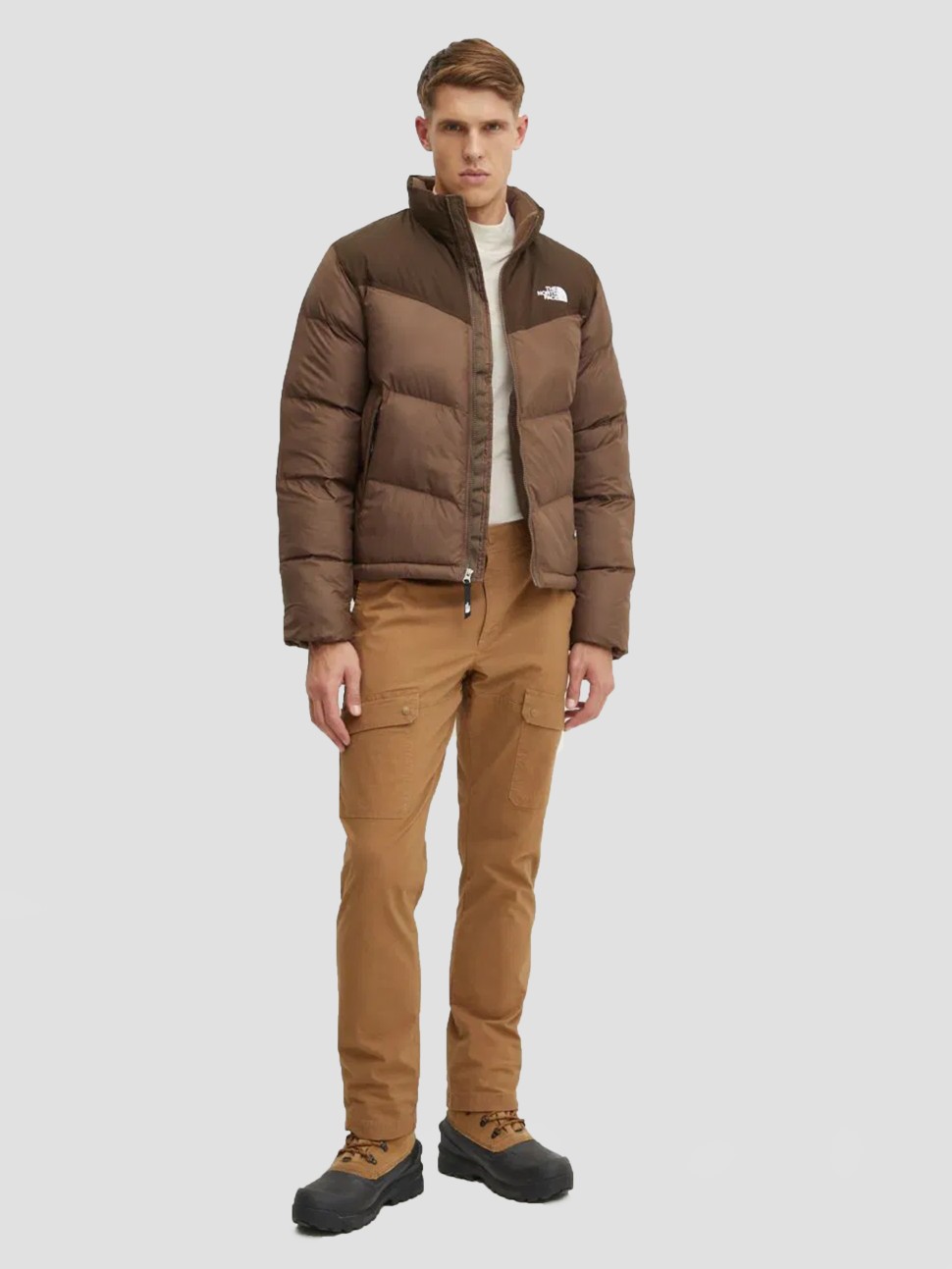 Зимова куртка чоловіча The North Face Saikuru коричнева NF0A853I7O31 — фото 3