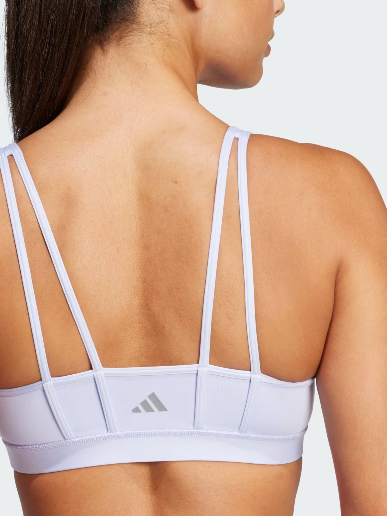 Бра жіночий Adidas ALL ME ESS MS фіолетовий JJ2654 изображение 5