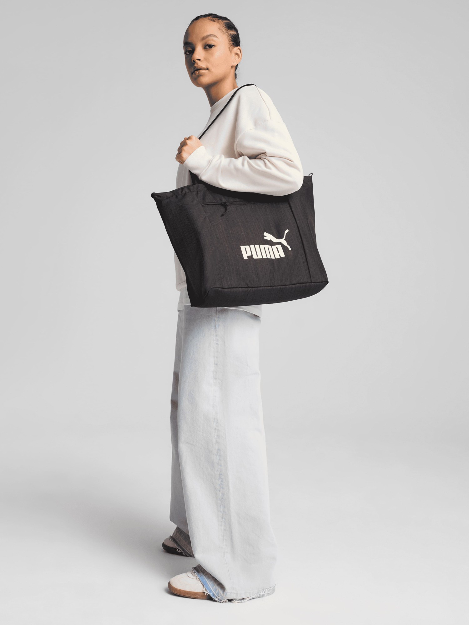 Сумка женская Puma BASE Shopper черная 09134501 изображение 5