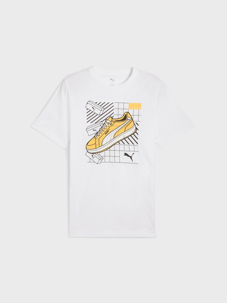 Футболка мужская Puma GRAPHICS Sneaker Tee белая 68483002 изображение 5