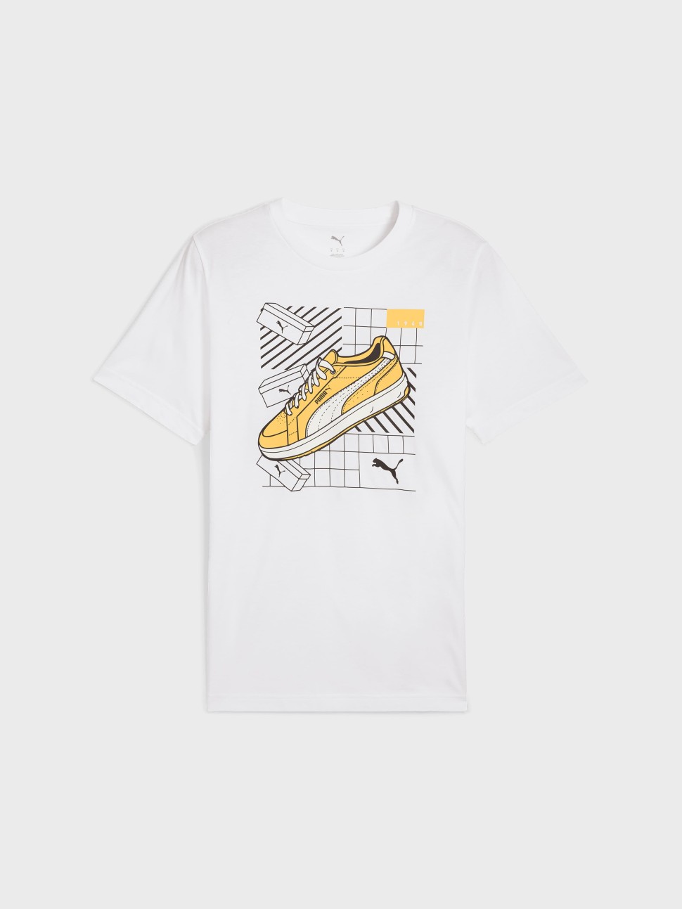 Футболка мужская Puma GRAPHICS Sneaker Tee белая 68483002 — фото 5 — Sport City Футболка мужская Puma GRAPHICS Sneaker Tee белая 68483002 — фото 5