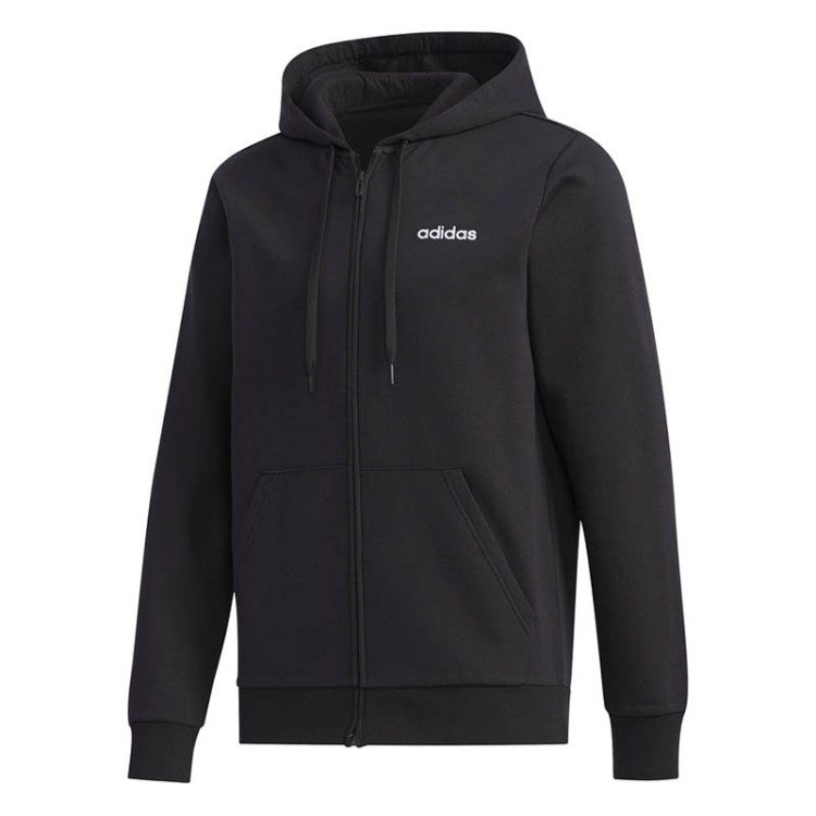 Толстовка чоловіча Adidas M Feelcozy Fz чорна FL8591  изображение 1