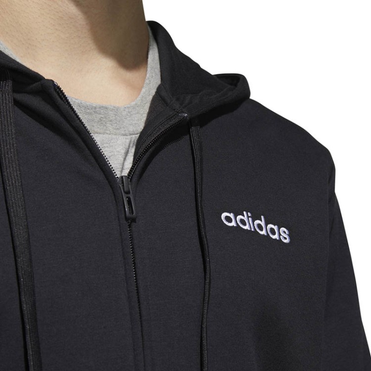Толстовка чоловіча Adidas M Feelcozy Fz чорна FL8591  изображение 5