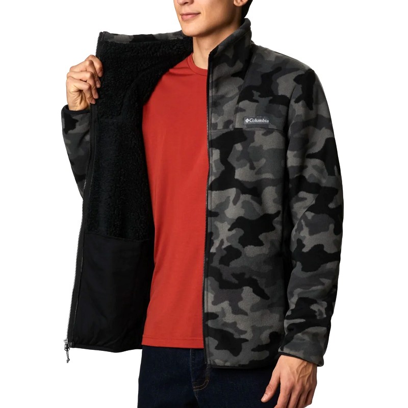 Толстовка чоловіча Columbia  Winter Pass™ Full Zip чорна 1909124-010  изображение 4