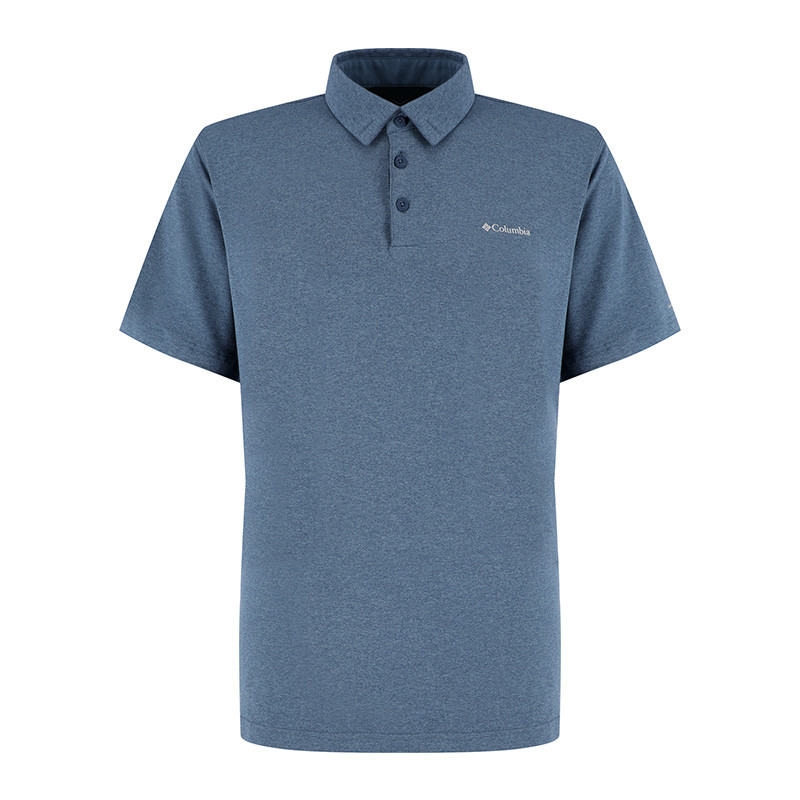Рубашка-поло мужская Columbia Tech Trail ™ Polo синяя 1768701-479 изображение 1