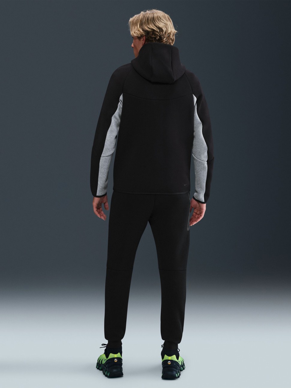 Толстовка чоловіча Nike M NK TCH FLC FZ WR HOODIE чорна HV0949-011 — фото 7