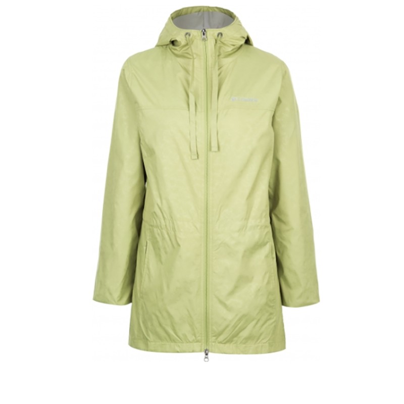 Ветровка женская Columbia Auroras Wake™ II Long Rain Jacket зеленая 1819211-970 — фото 1