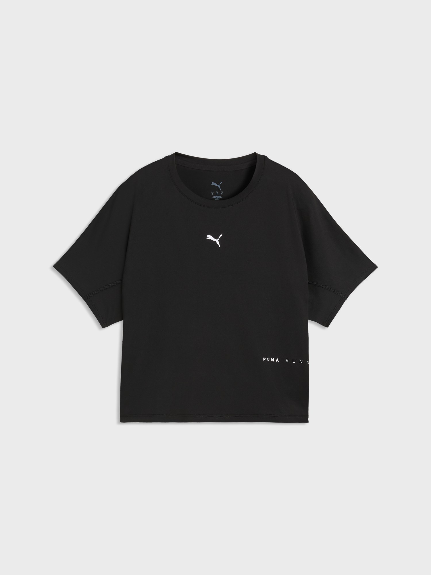 Футболка женская Puma W Run BRIGHTSTRIDE Cloudspun Tee черная 52898801 изображение 5