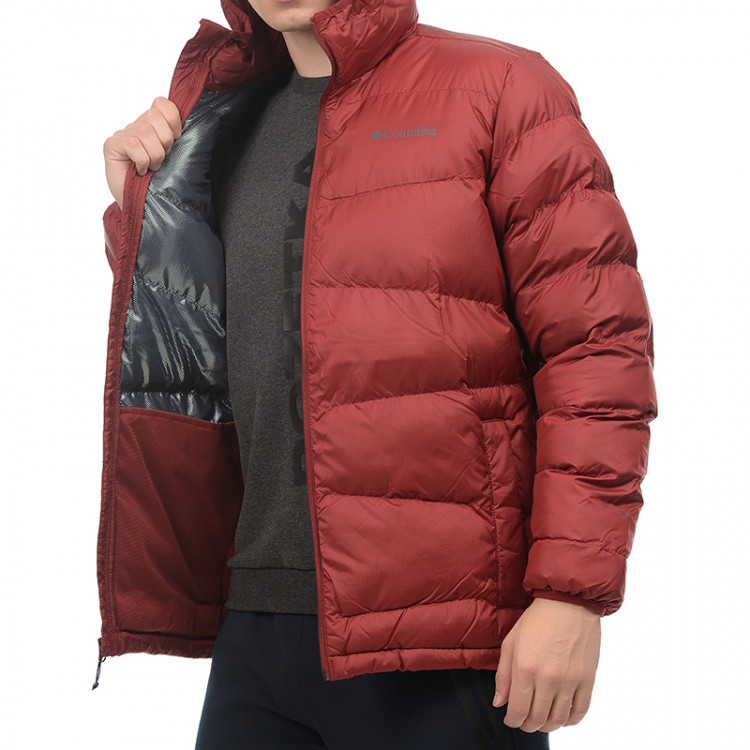Куртка мужская Columbia Fivemile Butte™ Hooded Jacket красная 1864201-664 изображение 3